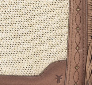 Frye Ava Raffia Crossbody Cognac Sale