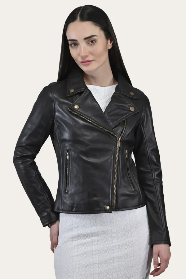 Frye Classic Biker Leather Jacket Cheap