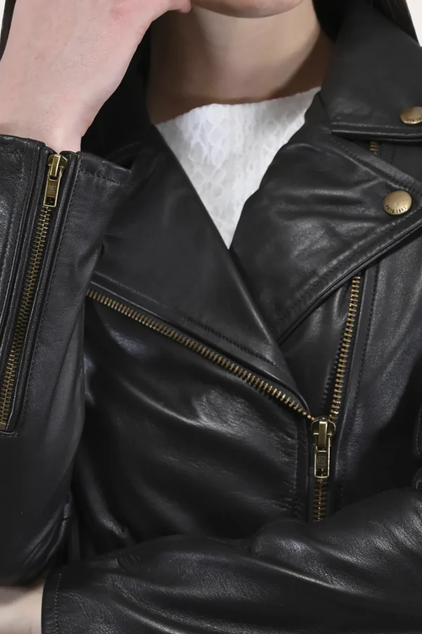Frye Classic Biker Leather Jacket Cheap